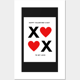 Happy Valentine's day Posters and Art